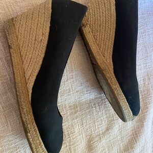 J crew Tan and Black espadrille